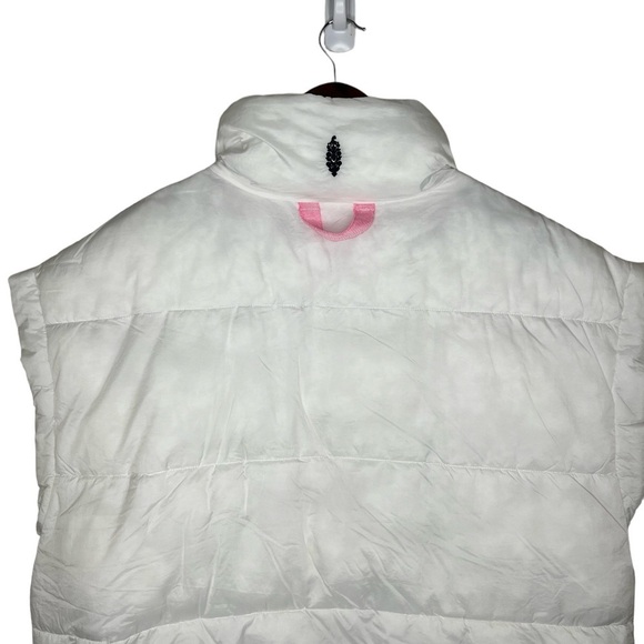 Free People Movement In A Bubble Puffer Vest Jacket In White - Picture 8 of 16